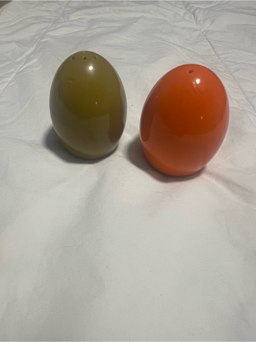 Fiesta (Fiestaware) Egg Shape Salt and Pepper Shaker Set